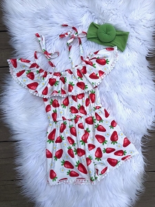 Strawberry Shelly Romper