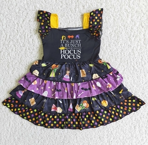 Hocus Witch Dress with Ruffles 