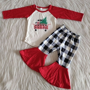 Merry Christmas Plaid Set