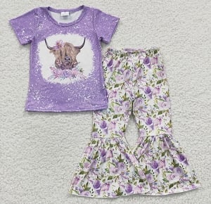 Purple Hildy Cow Outfit