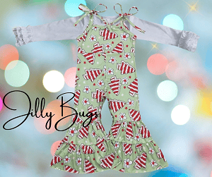 Christmas tree Cake Romper