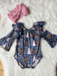 Reindeer Tree body suit 