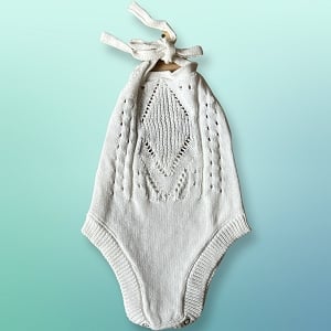 Holland Knit Halter Romper